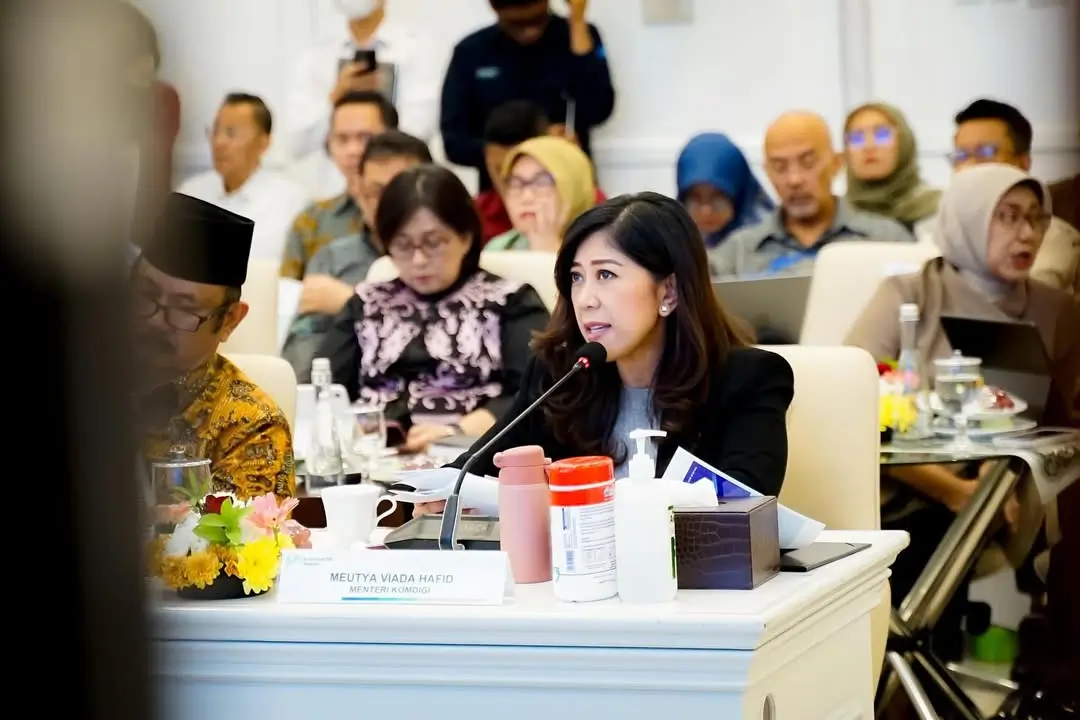 Menteri Komunikasi dan Digital (Menkomdigi) RI, Meutya Hafid. (Foto: Instagram/meutya_hafid)