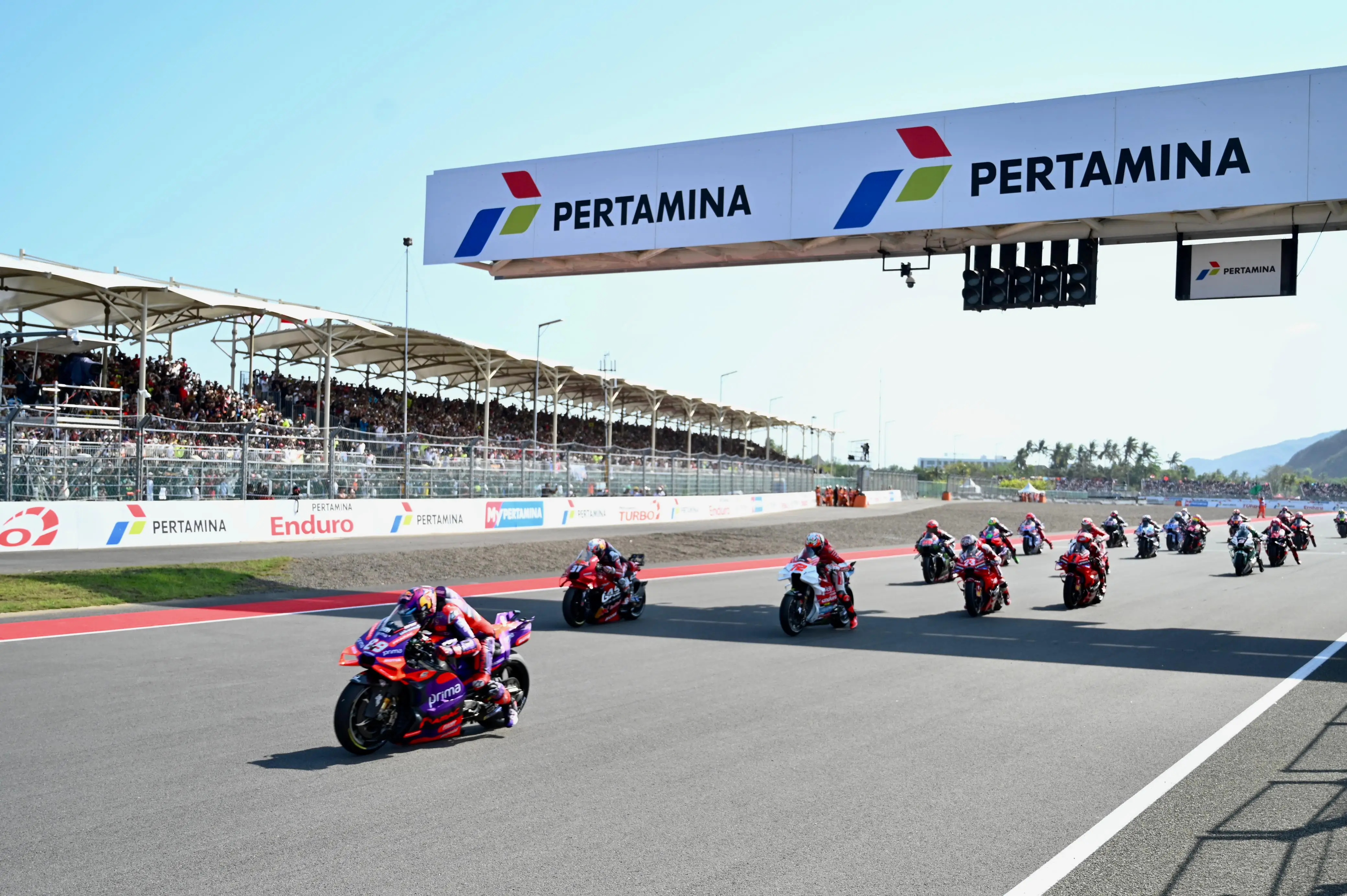 Pertamina Grand Prix of Indonesia 2025 siap hadir di Pertamina Mandalika International Circuit, Lombok, Nusa Tenggara Barat pada 3 - 5 Oktober 2025 mendatang. (Foto: Dok. Pertamina)