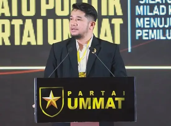 Ketua Umum DPP Partai Ummat Ridho Rahmadi. Foto: istimewa