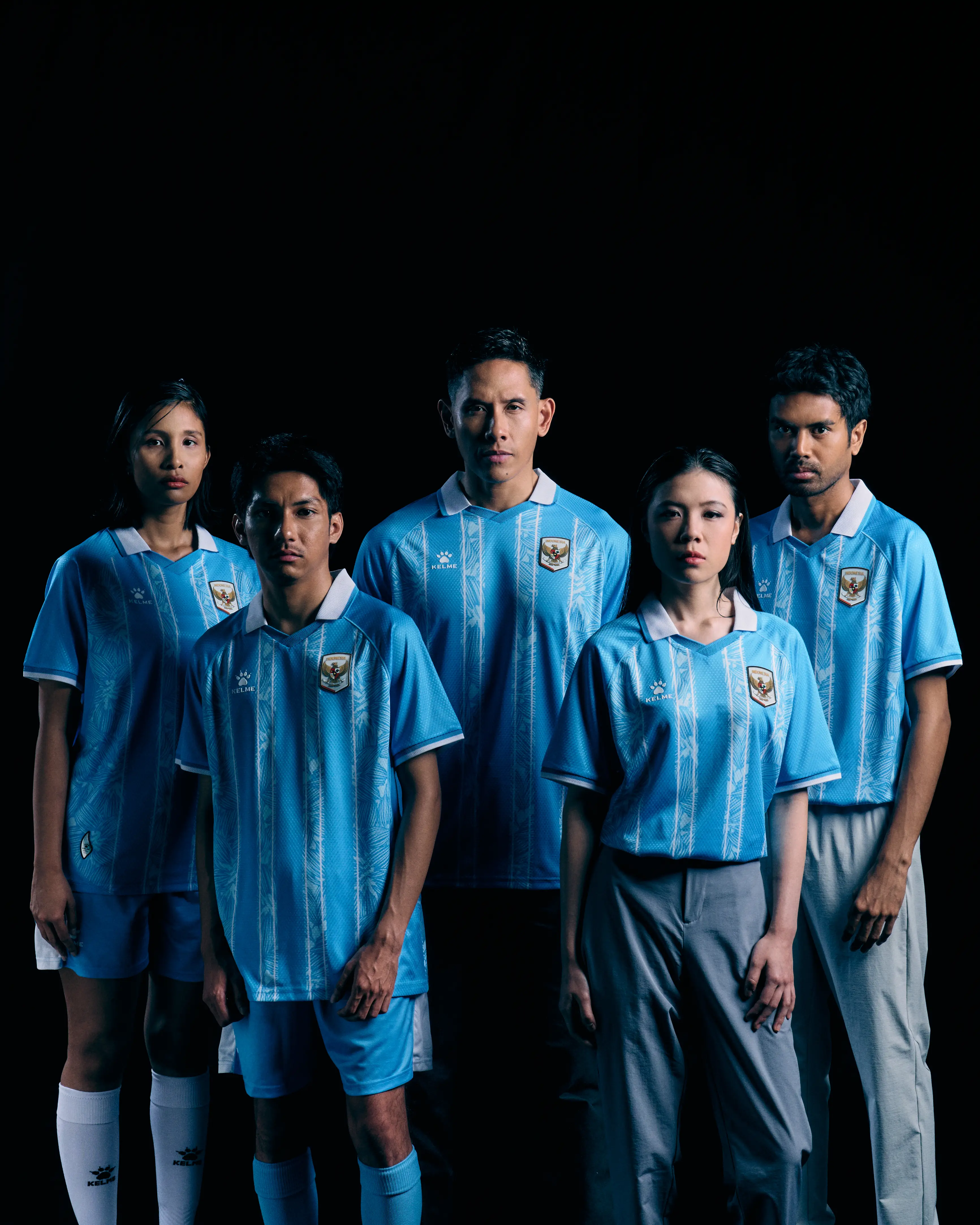 Kehadiran jersey terbaru Timnas Indonesia bertepatan dengan momentum menjadi tuan rumah FIFA ASEAN Cup 2026. Foto Kelme.
