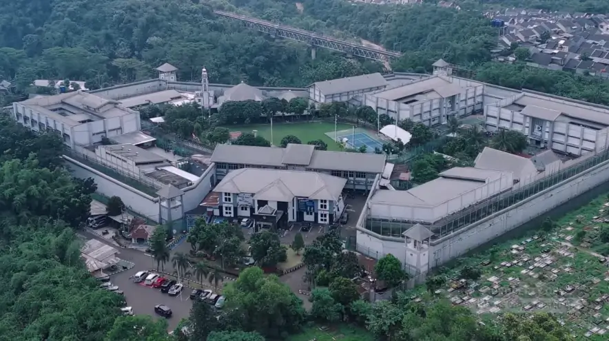 Lapas Kelas IIA Cibinong, Bogor, Jawa Barat. Foto: Tangkapan layar YouTube