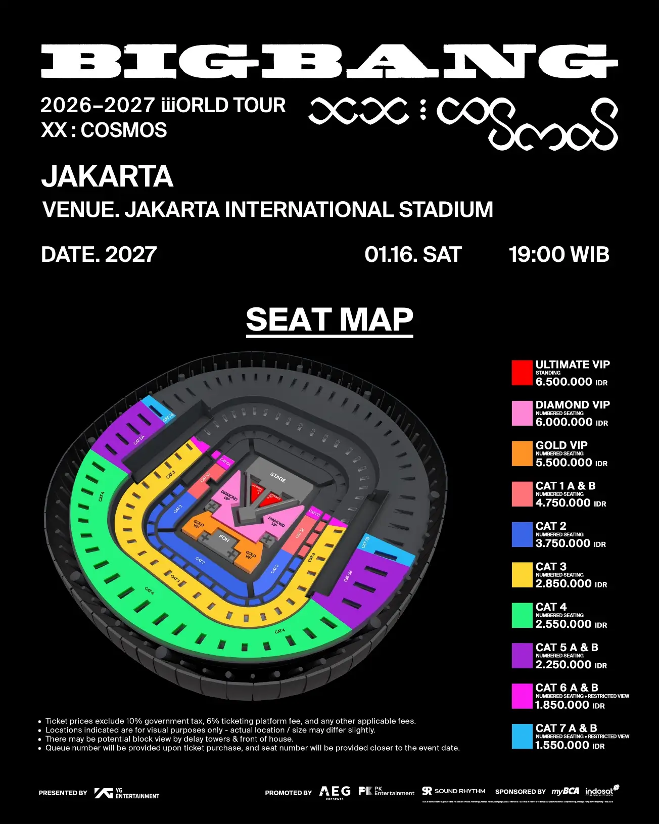 Tiket Hari Pertama Ludes BIGBANG Resmi Tambah Hari Konser di Jakarta Sudah Mulai Dijual