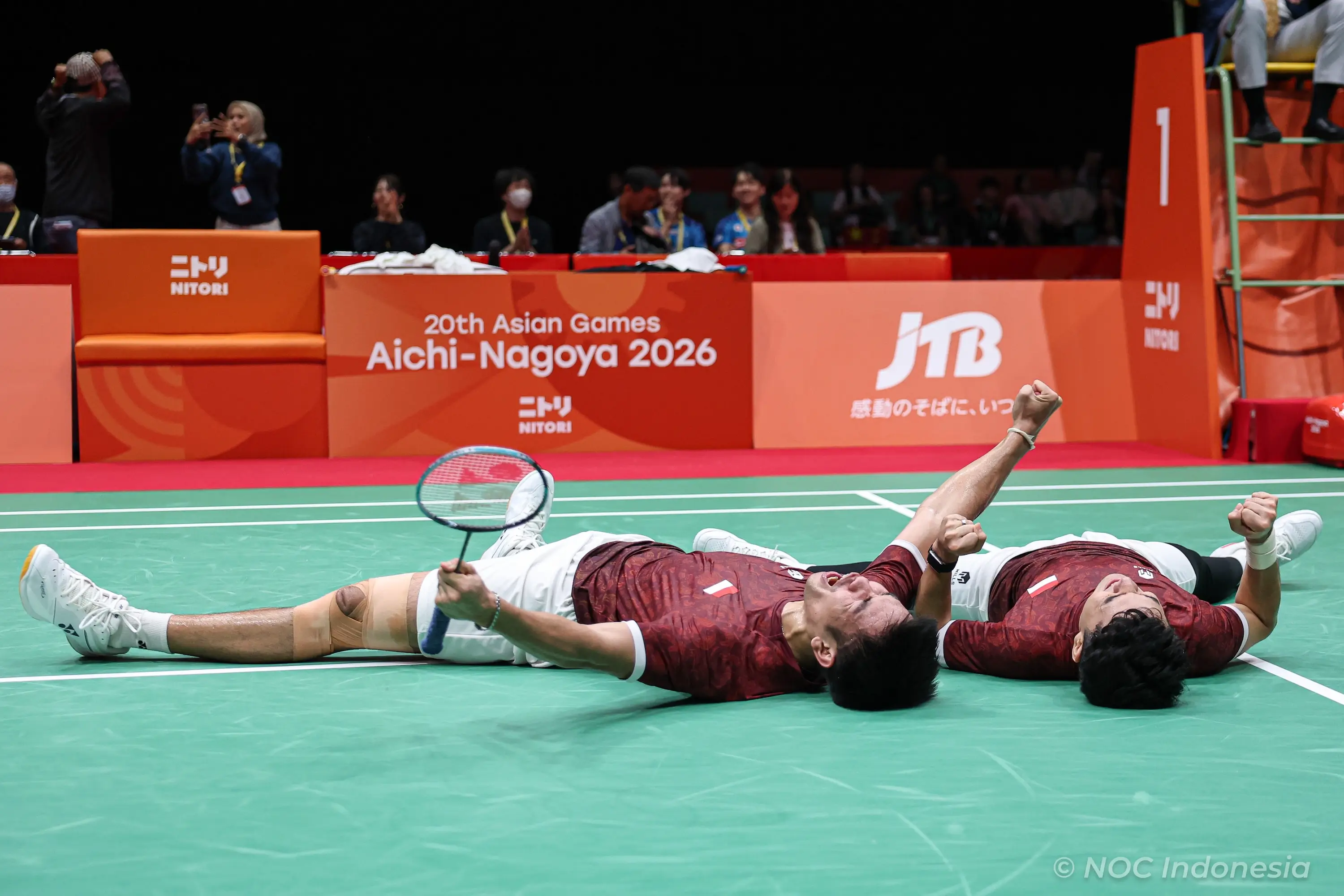 Dipanggil di Menit Menit Terakhir Kisah Leo Carnando Daniel Marthin Sumbang Emas Ketiga Indonesia di Asian Games 2026