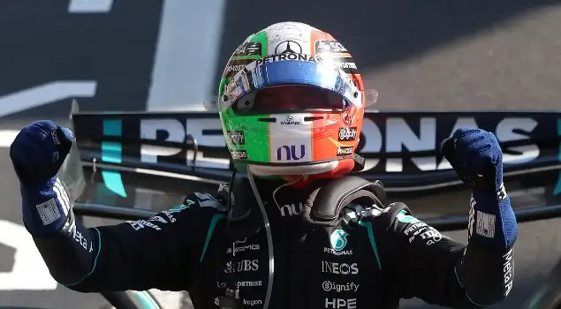Pembalap Mercedes, Kimi Antonelli, memenangkan F1 Italia. (Foto: Instagram Kimi Antonelli)