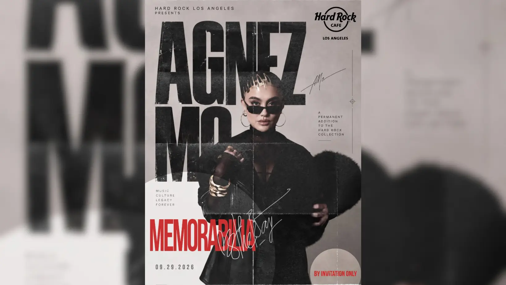Bikin Bangga! Memorabilia Agnez Mo akan Dipanjang Permanen di Hard Rock Hollywood