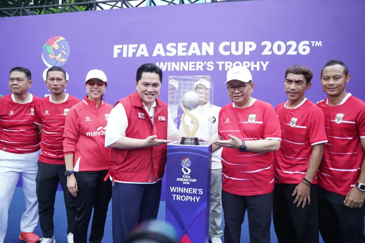 Ketua Umum PSSI, meminta suporter Timnas Indonesia menjaga sikap selama FIFA ASEAN Cup 2026. Foto PSSI.