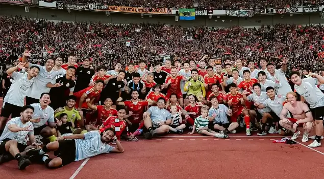 Kemenangan ini menjadi yang pertama bagi Persija Jakarta atas Persib Bandung dalam enam laga terakhir. Foto Instagram Persija Jakarta.