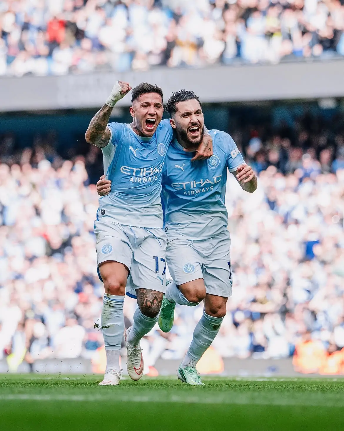 Manchester City menghadapi kemungkinan sanksi terhadap sejumlah gelar Premier League setelah klub tersebut dilaporkan dinyatakan bersalah atas 114 dari 115 dugaan pelanggaran aturan finansial. Foto Instagram Manchester City.
