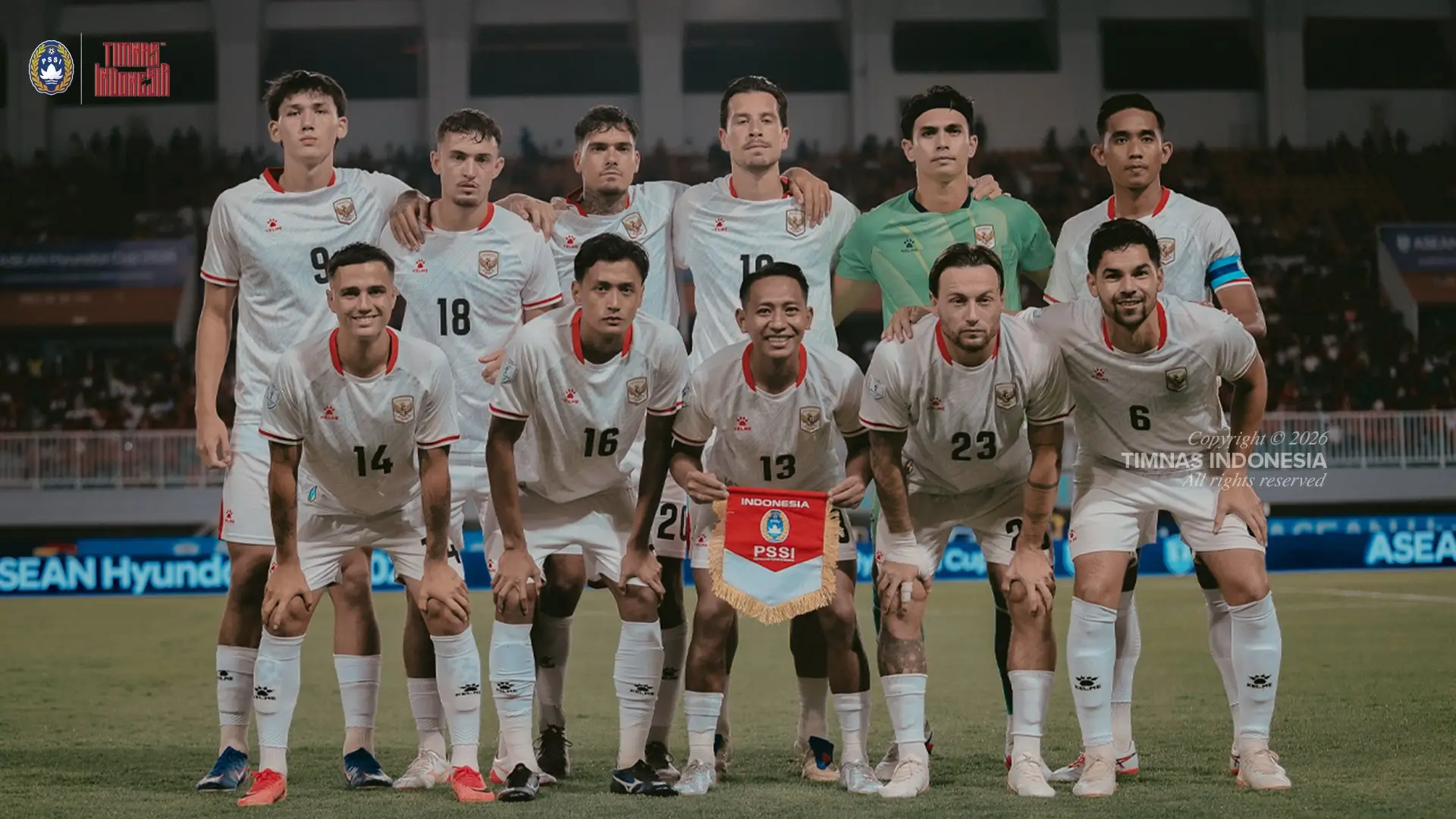 Timnas Indonesia berada di Grup A FIFA ASEAN Cup 2026 bersama Timnas Malaysia, Timnas Singapura, dan Timnas Bangladesh. Foto PSSI.