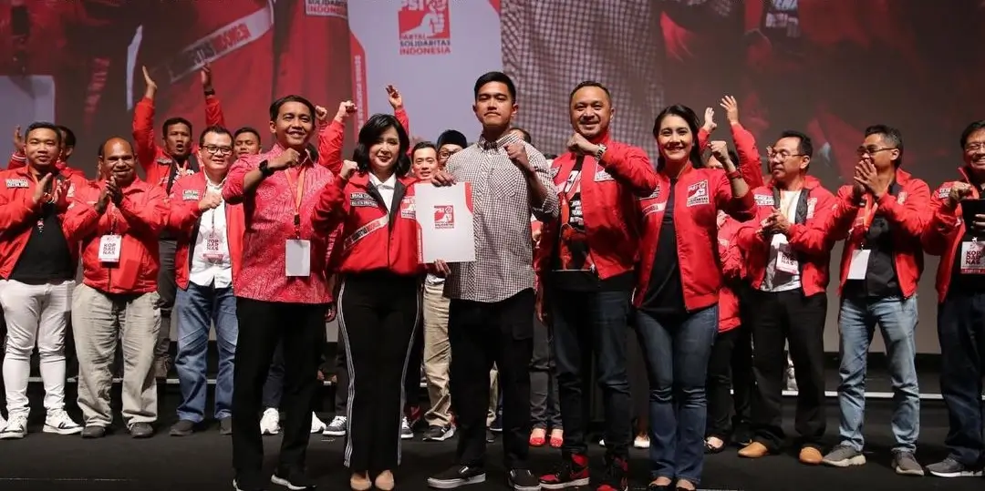 Kaesang Pangarep diresmikan sebagai Ketua Umum Partai Solidaritas Indonesia (PSI). (Foto: Instagram/psi_id)