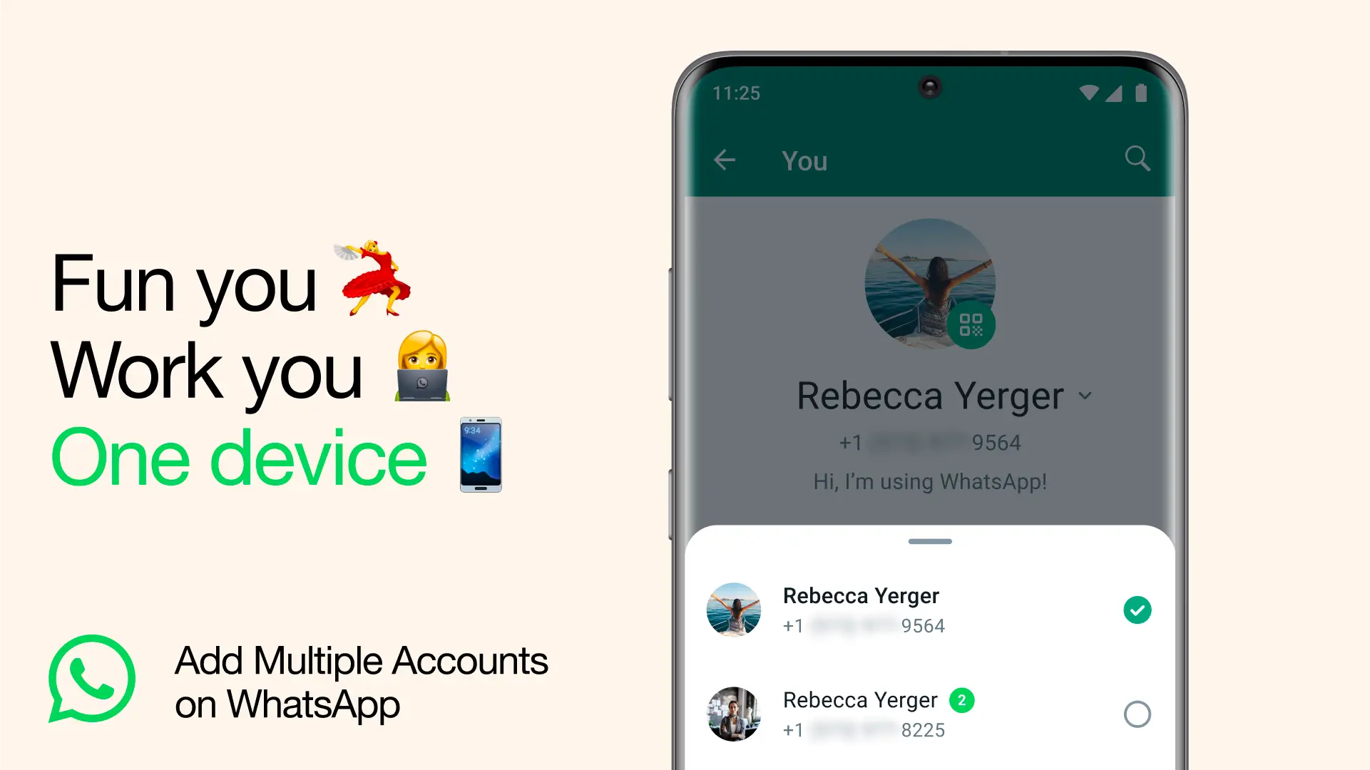 Foto: WhatsApp Multiple Accounts (dok. WhatsApp)