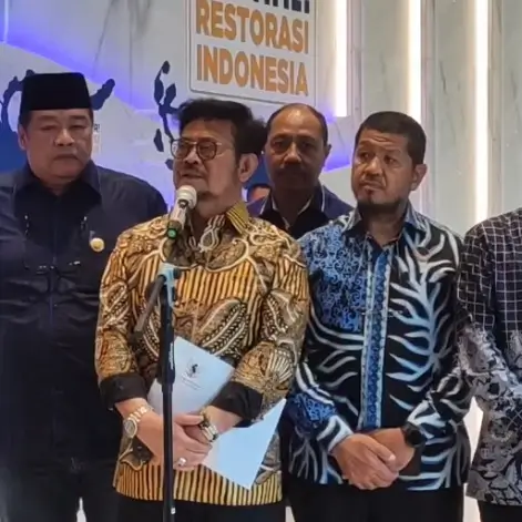 Surya Paloh  Elektabilitas AMIN Terpengaruh Kasus Dugaan Korupsi SYL