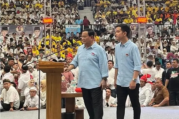 Pasangan capres-cawapres Prabowo Subianto-Gibran Rakabuming Raka. (Foto: Instagram/prabowo)