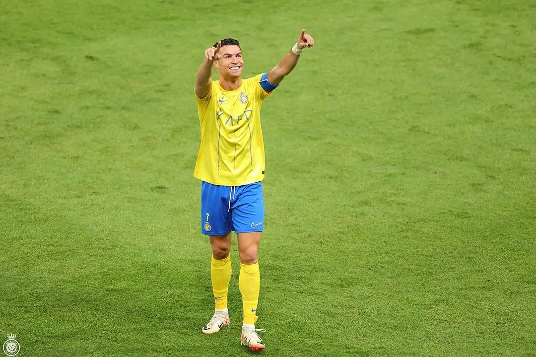 Cristiano Ronaldo mencetak brace untuk Al Nassr. Foto: Instagram Cristiano