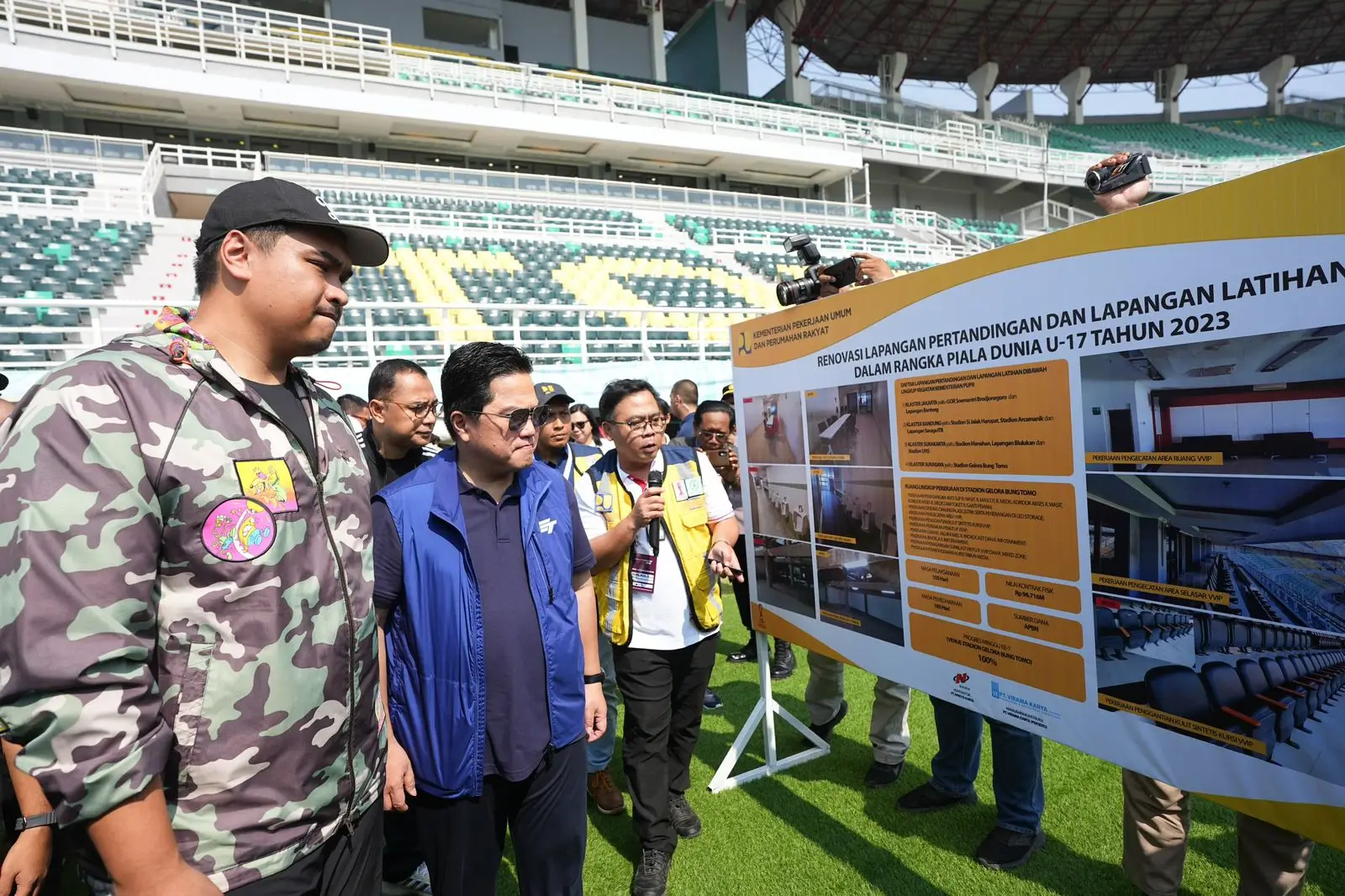 Stadion Gelora Bung Tomo, Surabaya sudah siap untuk Piala Dunia U-17 2023. (Foto: Istimewa)