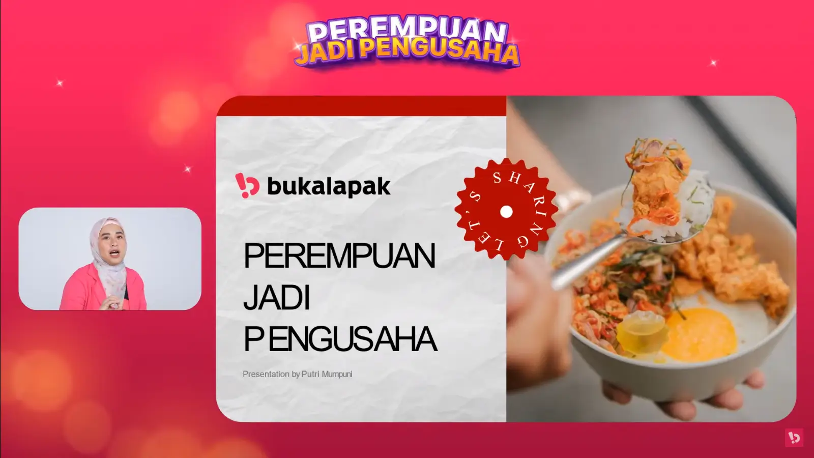 Dukung UMKM Perempuan  Bukalapak Gelar Program Perempuan Jadi Pengusaha