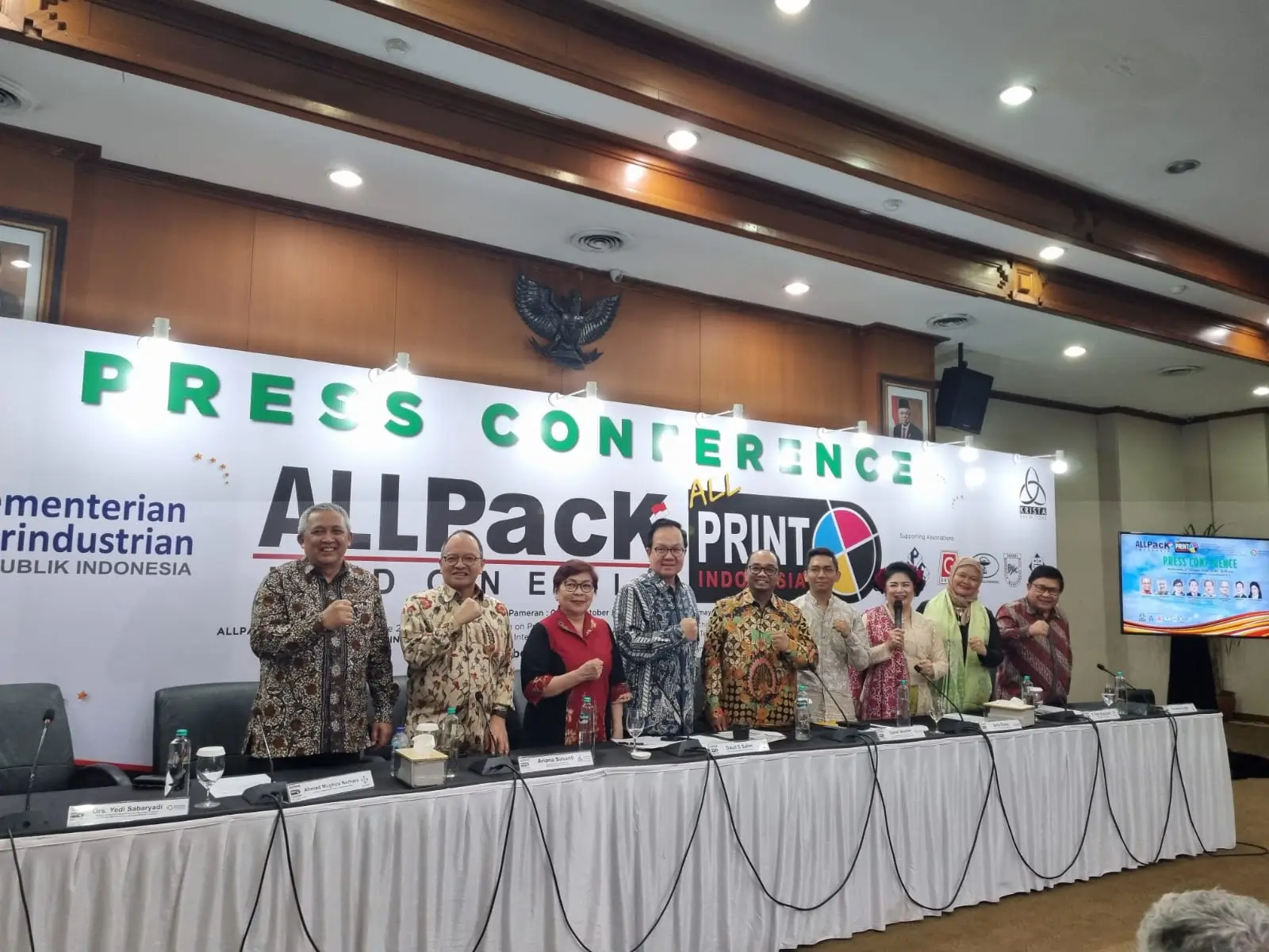 Press Conference ALLPack dan ALLPrint Indonesia 2024, (03/10/2024) (Foto:dok.ThePhrase.id)