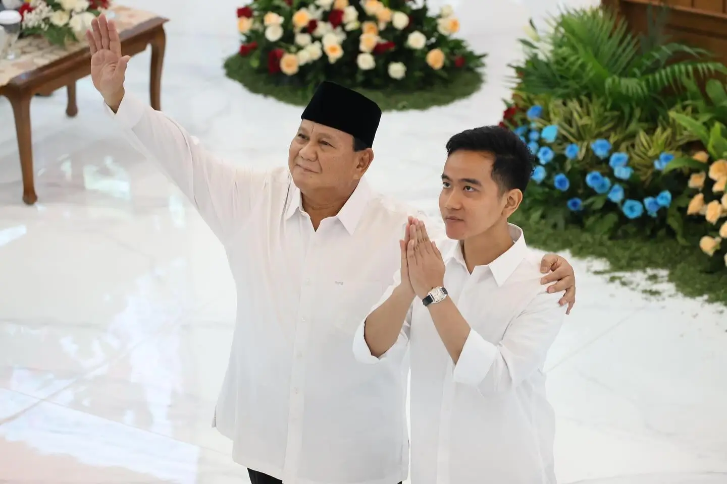 Calon Presiden dan Wakil Presiden RI terpilih, Prabowo Subianto (kiri) dan Gibran Rakabuming Raka (kanan). (Foto: Instagram/prabowo)