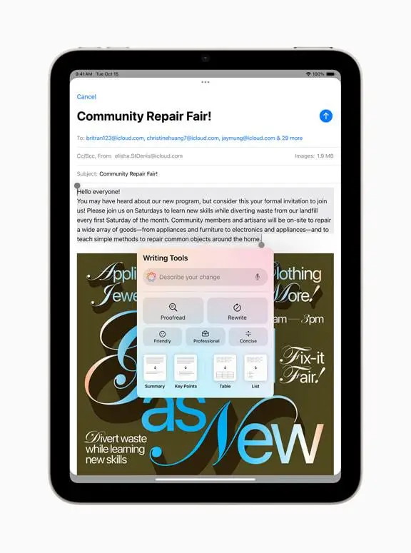 Apple Hadirkan Perangkat iPad Mini Gen 7 dengan A17 Pro