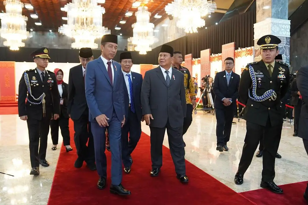 Presiden RI Joko Widodo dan Presiden RI terpilih periode 2024-2029, Prabowo Subianto. (Foto: Instagram/prabowo)