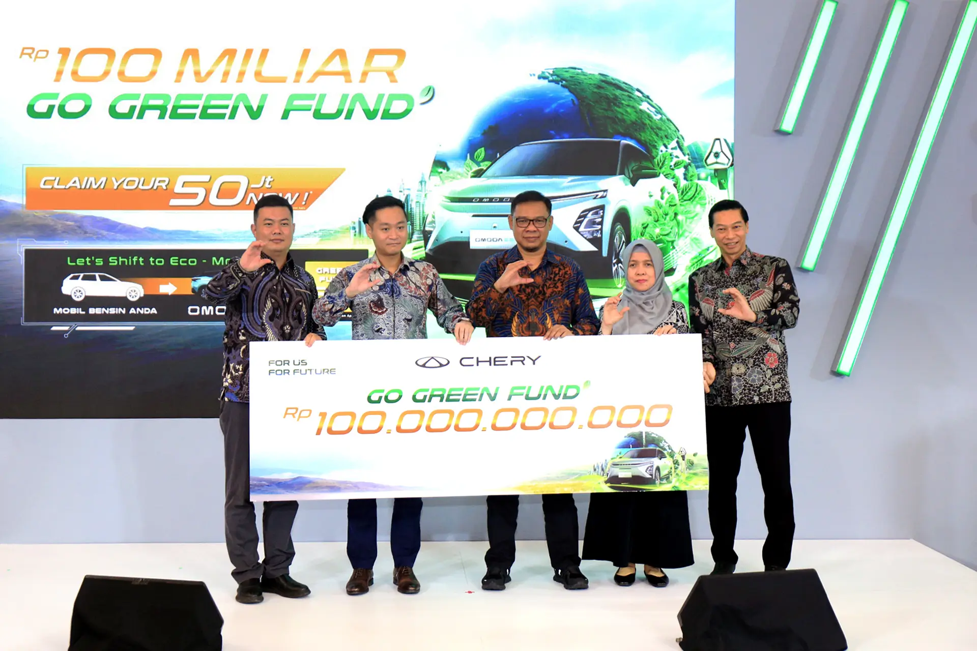 Chery “Go Green Fund”. (Foto: Istimewa)