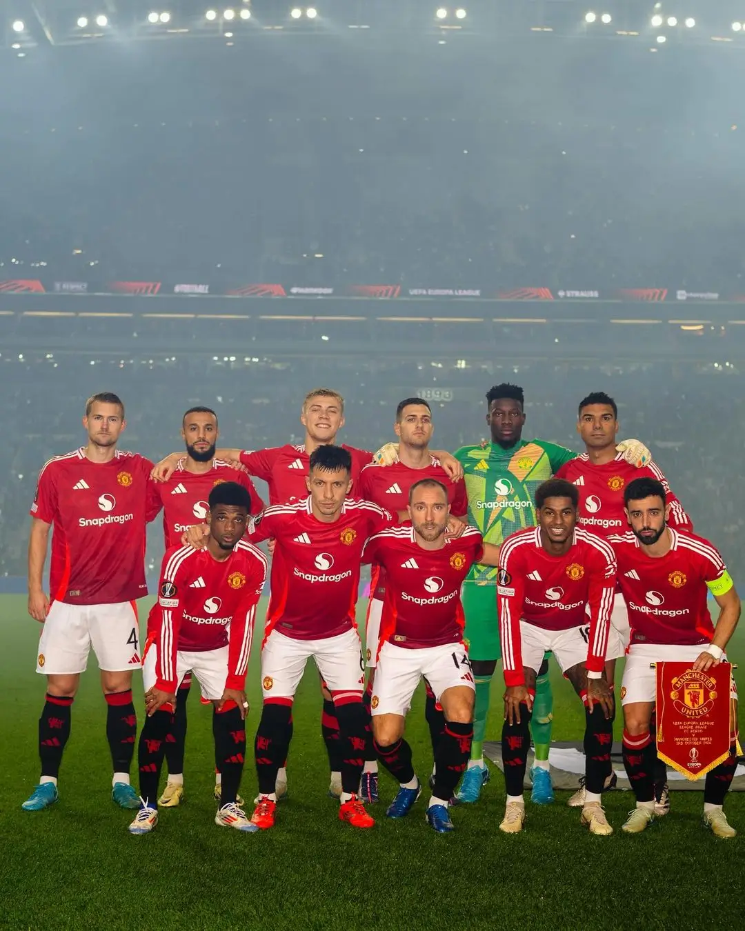 Manchester United kini terdampar di peringkat ke-14 Premier League. Foto Instagram Manchester United.
