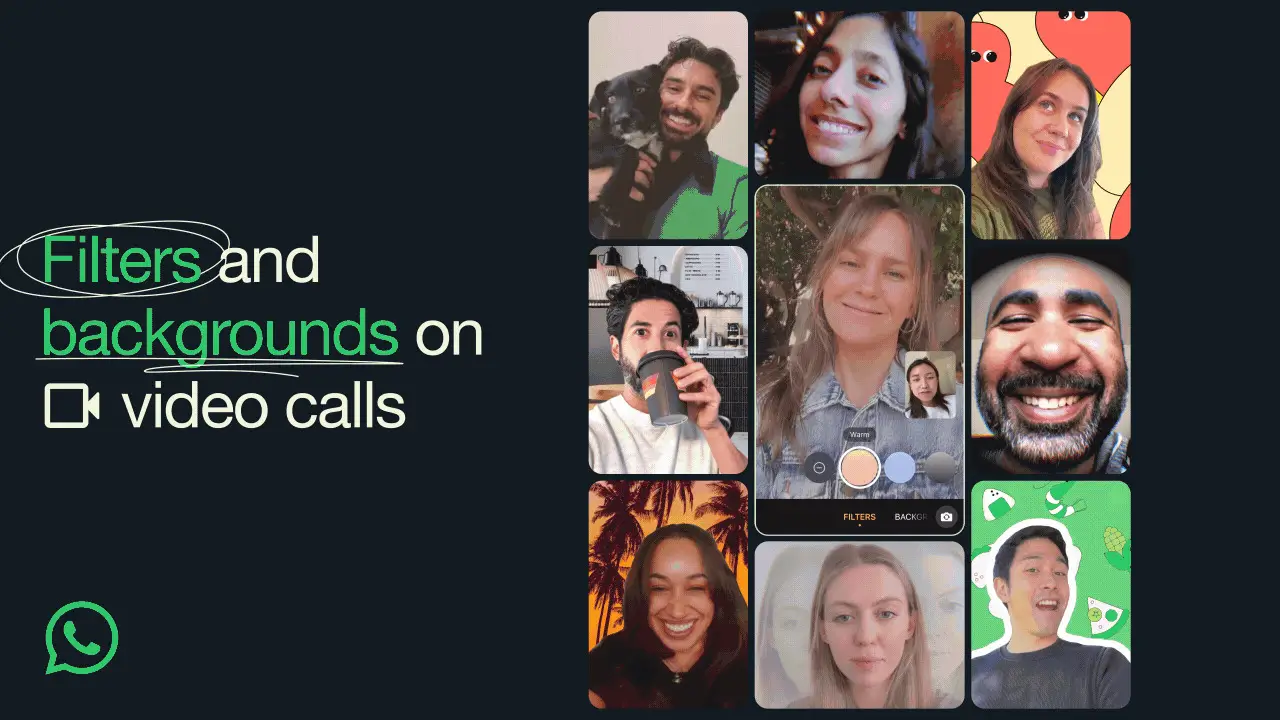 Foto: WhatsApp hadirkan fitur filter dan background untuk video call (dok. WhatsApp)