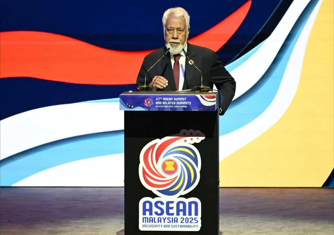 Perdana Menteri Timor-Leste, Kay Rala Xanana Gusmão dalam KTT ke-47 ASEAN (Foto: instagram/@asean)