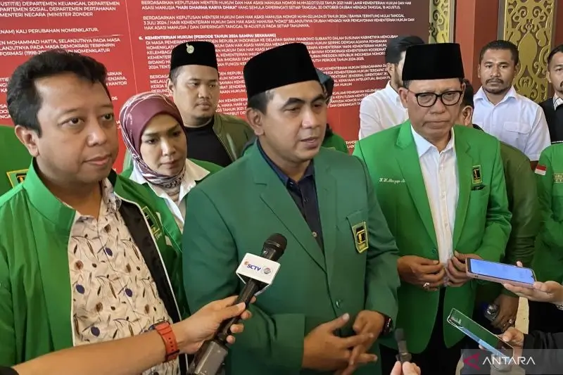 Menteri Hukum Pastikan Sudah Tanda Tangani SK Kepengurusan PPP Ketum Mardiono  Bagaimana Kubu Agus Suparmanto 
