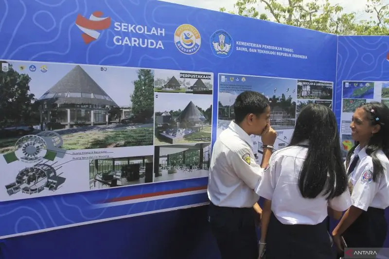 Sekolah Unggul Garuda di Kota Soe, Kabupaten Timor Tengah Selatan (TTS), Rabu (08/10/2025). (Foto: ANTARA /Kornelis Kaha)