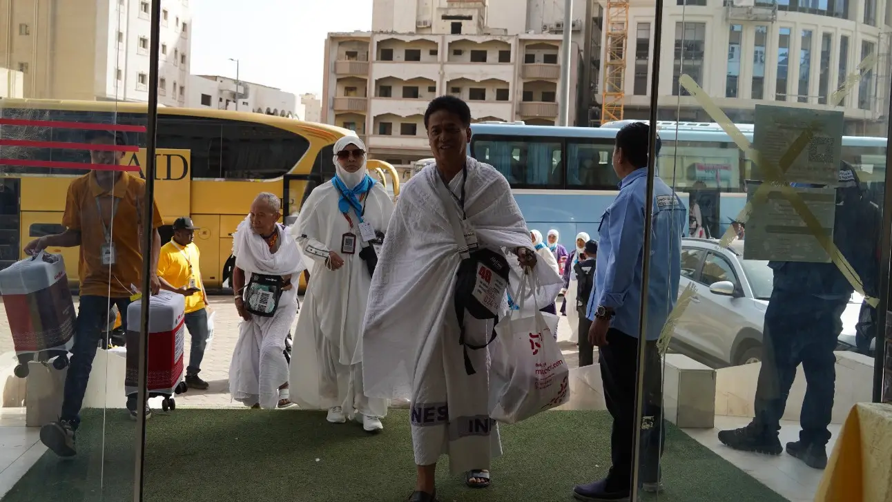 Foto: Kedatangan Jemaah Haji Indonesia di Makkah (dok. Kemenag)