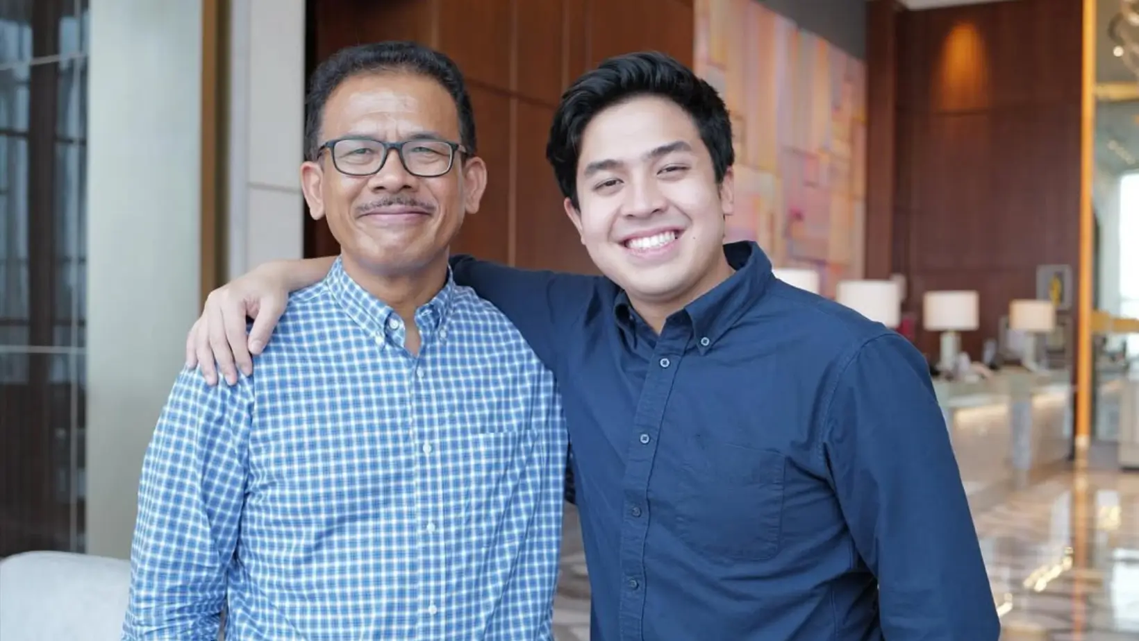 Foto: Jerome Polin bersama Ayahnya, Marojahan Sintong Sijabat (Instagram/@jeromepolin)