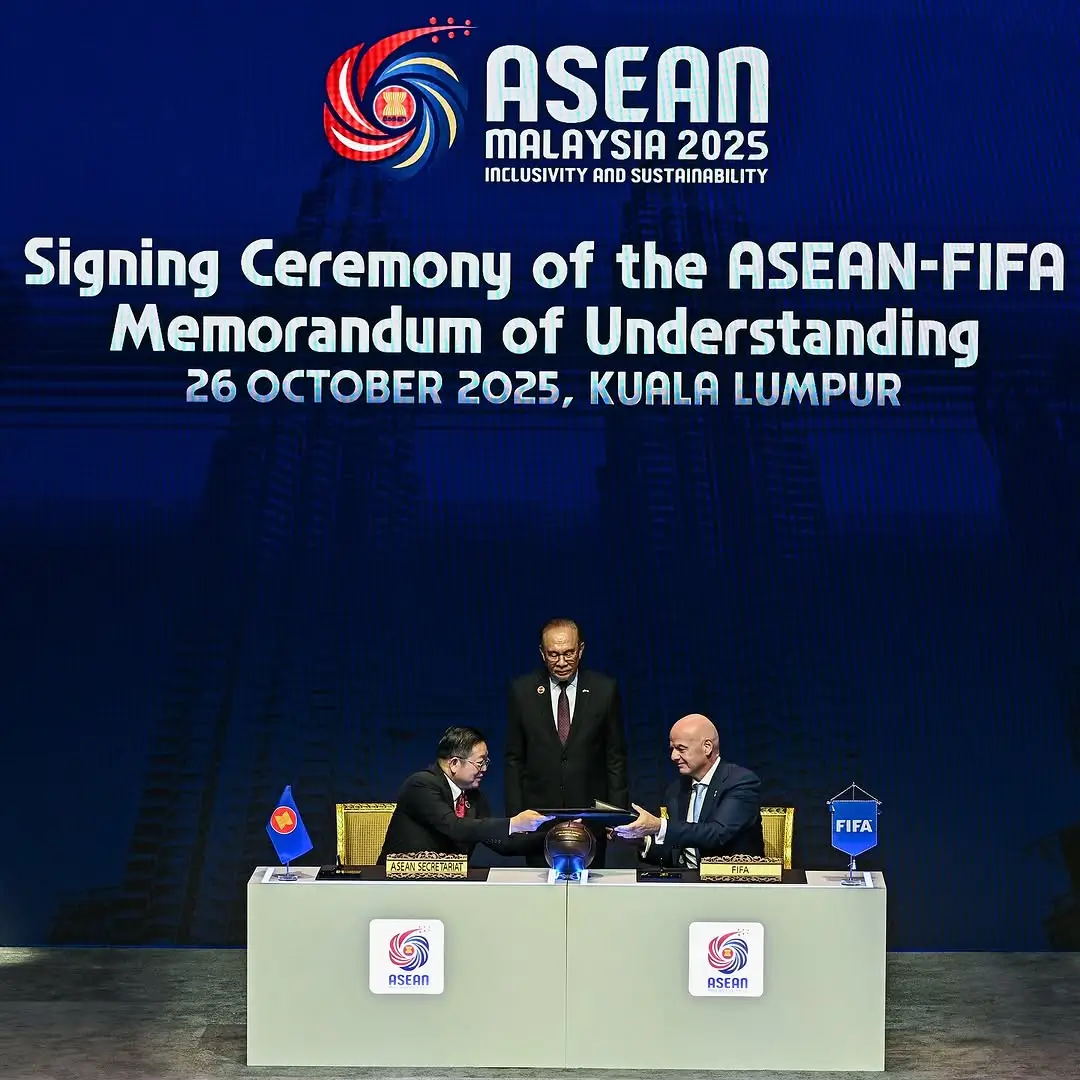 FIFA resmi meluncurkan turnamen baru bertajuk FIFA ASEAN Cup. Foto Instagram Gianni Infantino.