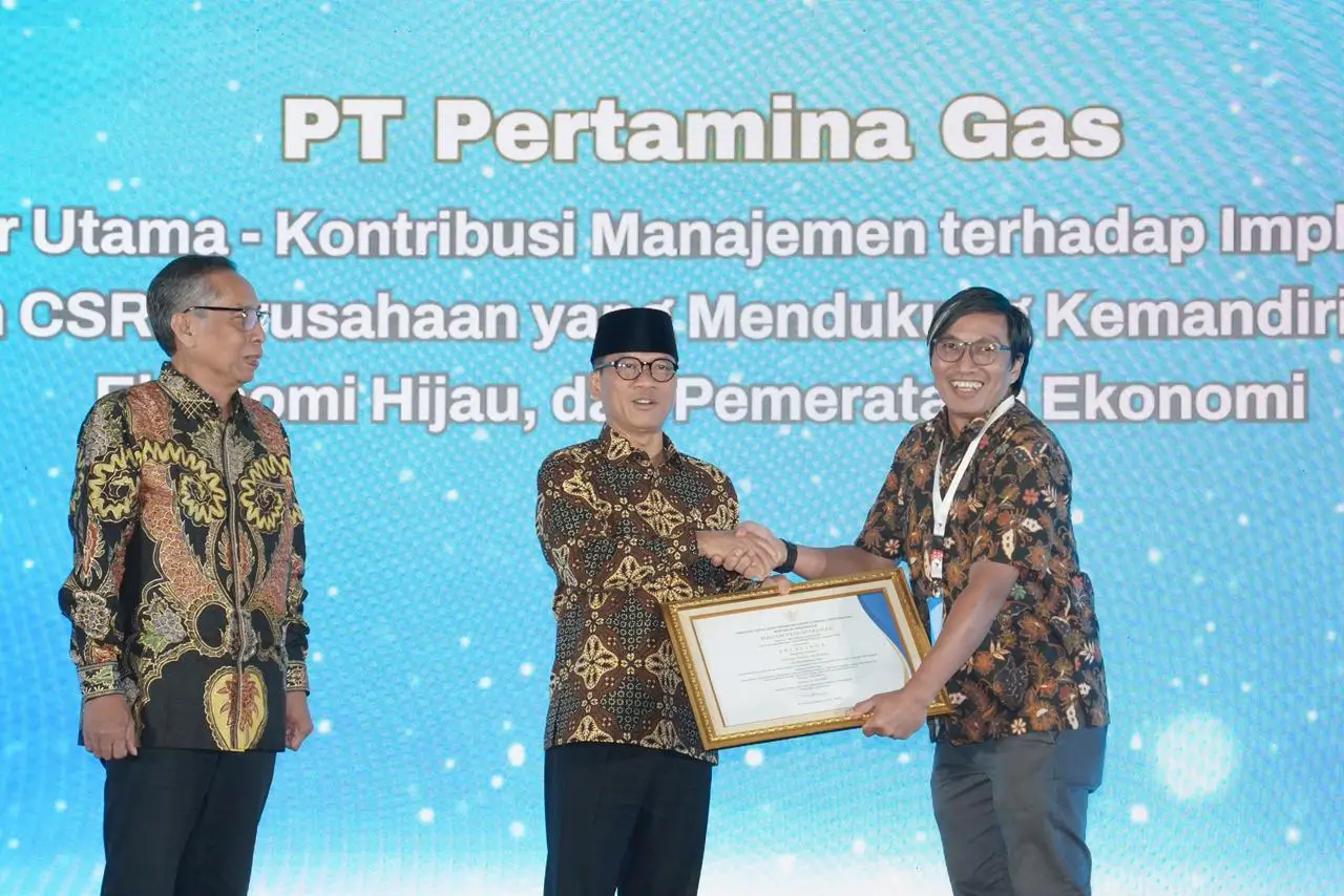 Pertagas Sabet Penghargaan Tertinggi dan Enam Penghargaan Lainnya pada CSR PDB Award 2025