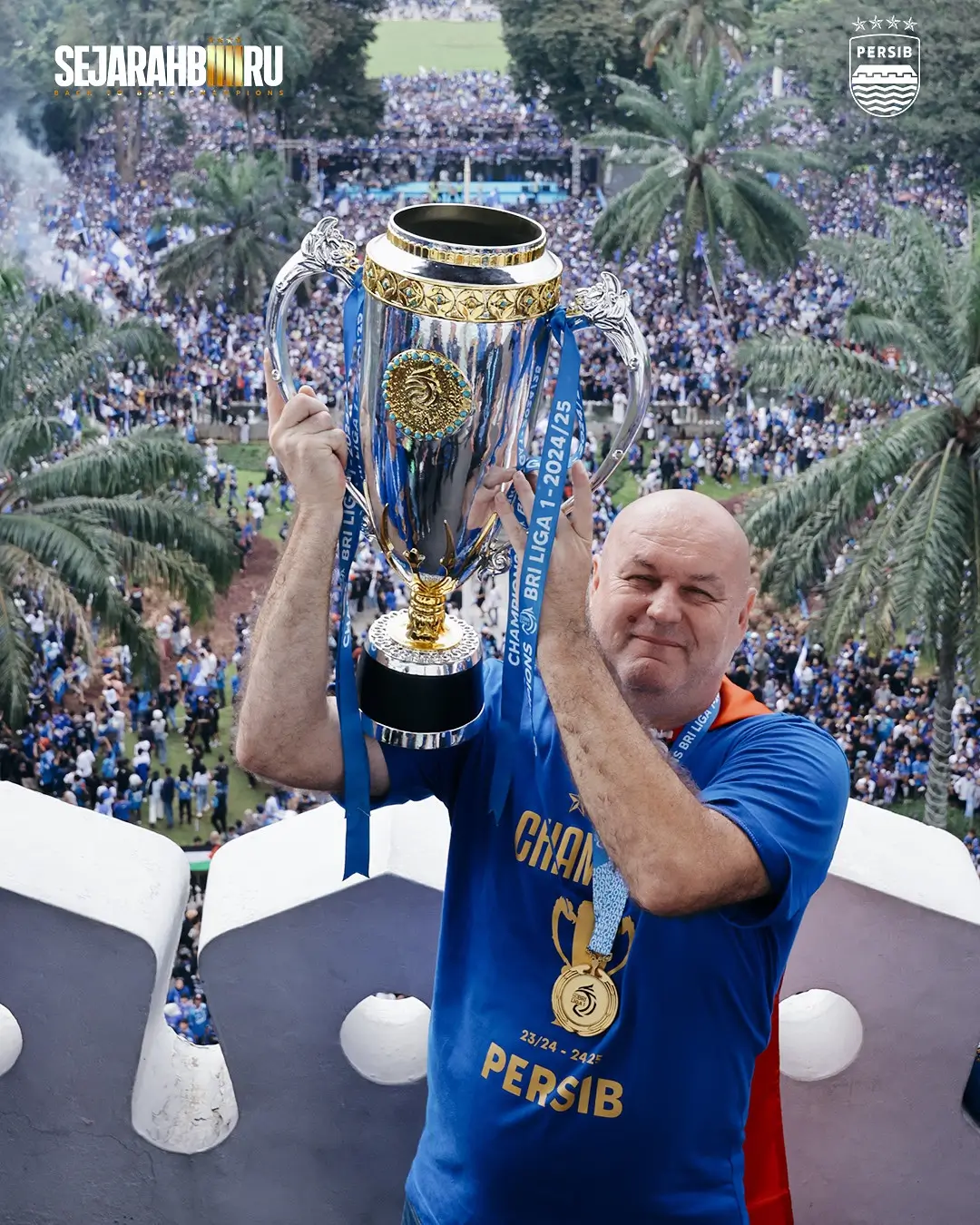 Mantan kapten Persib Bandung, Atep, menilai Bojan Hodak merupakan sosok pelatih yang layak menukangi Timnas Indonesia. Foto Instagram Bojan Hodak.