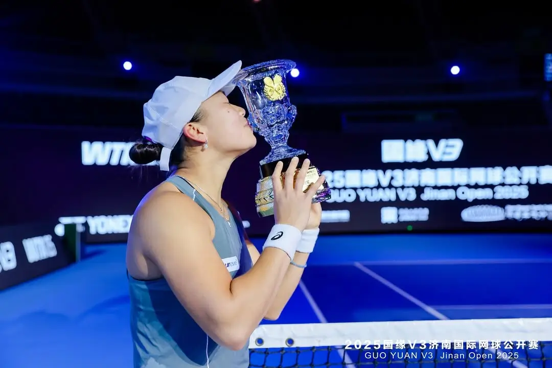 Janice Tjen saat memenangkan WTA 125 Jinan (Foto: instagram.com/janicetjen)