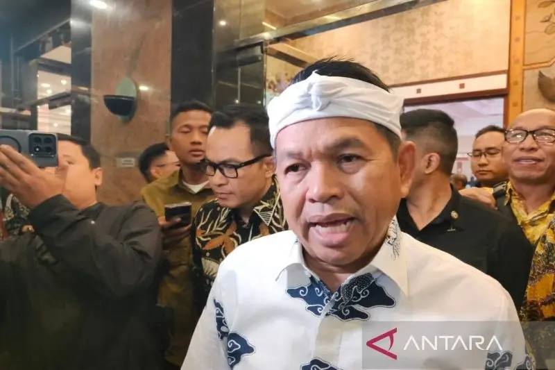 Gubernur Jawa Barat (Jabar) Dedi Mulyadi. (ANTARA/Ricky Prayoga)