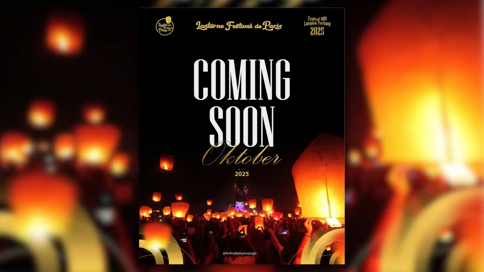 Festival Lampion Jogja di Kawasan Pantai Parangtritis, Yogyakarta. (Foto: Instagram/festivallampionjogja)