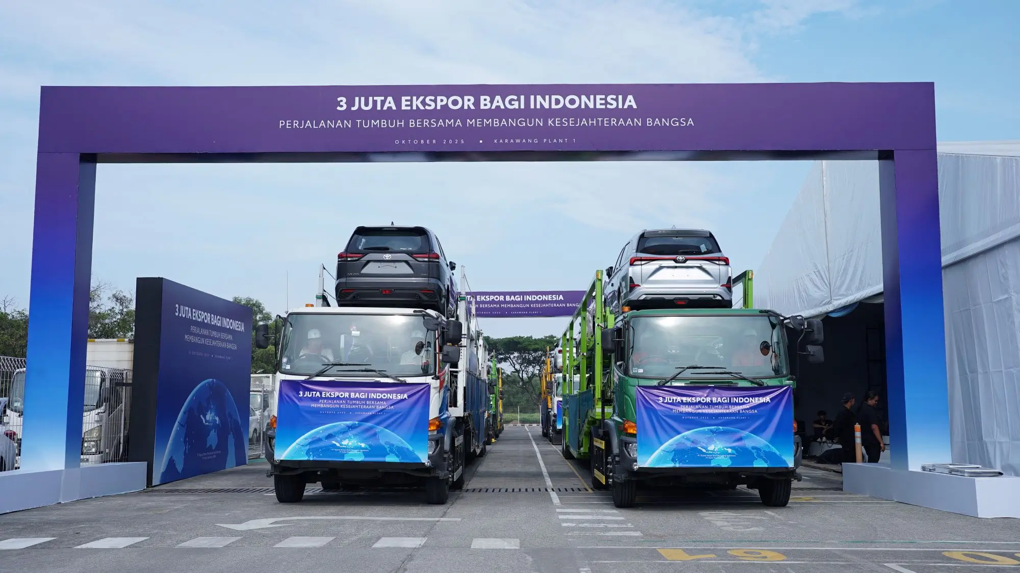 Toyota catatkan pencapaian ekspor 3 juta unit kendaraan. (Foto: newsroom.toyota.co.id)
