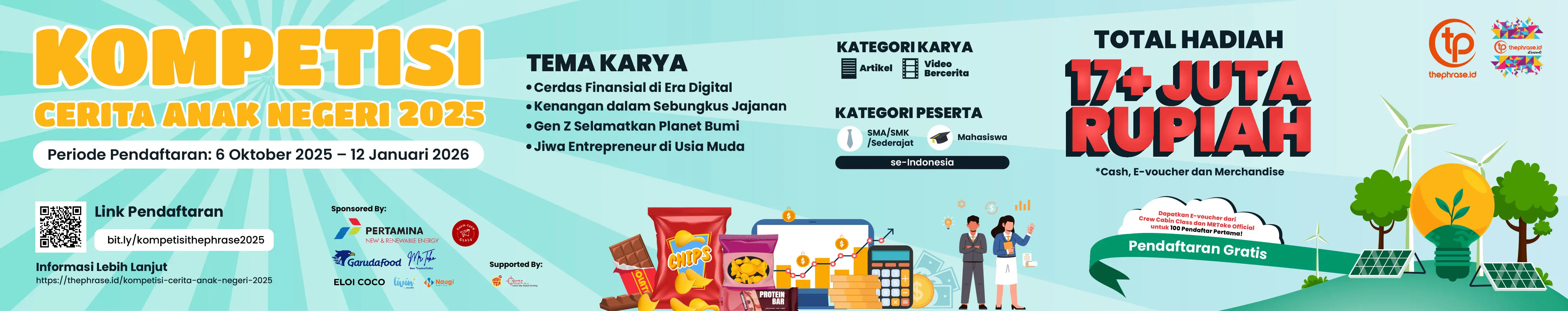 Thephrase ads Kompetisi Menulis Cerita Anak Negeri