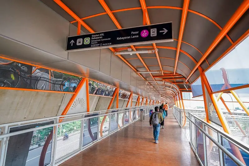 Foto: Skywalk Kebayoran Lama (smartcity.jakarta.go.id)