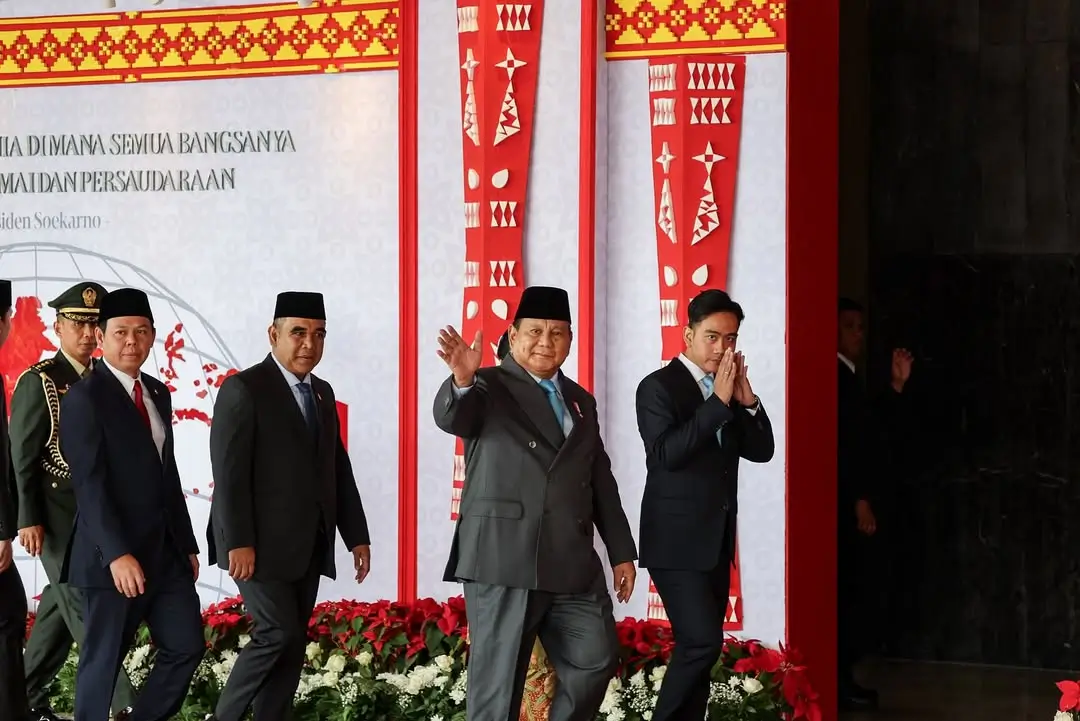 Presiden RI, Prabowo Subianto dan Wakil Presiden RI, Gibran Rakabuming Raka. (Foto: Instagram/presidenrepublikindonesia)