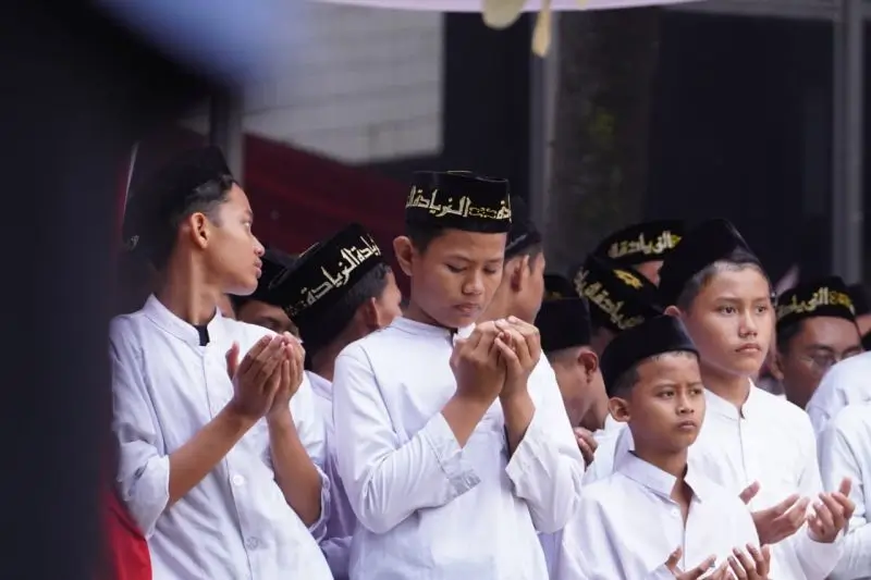 Santri pada peringatan Hari Santri Nasional (Foto: ANTARA)