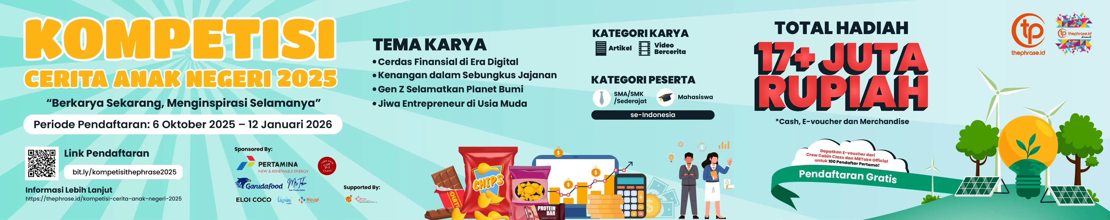 Thephrase ads Kompetisi Menulis Cerita Anak Negeri