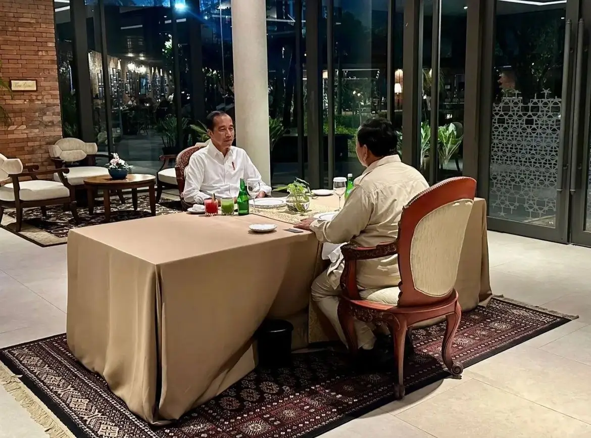 Pertemuan Presiden Prabowo Subianto dengan Presiden Ke-7 Joko Widodo. Foto: Instagram @jokowi.