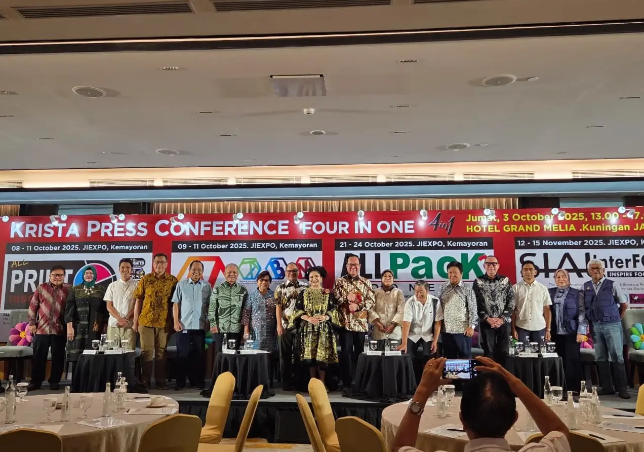 Industri Manufaktur Tumbuh Positif, Krista Exhibitions Hadirkan ALLPrint, PRO AVL, ALLPack, dan SIAL InterFOOD 2025