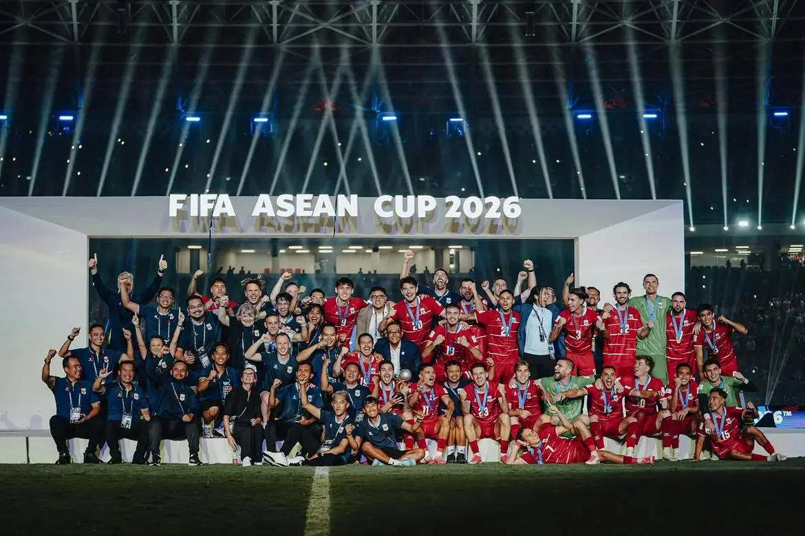 Pelatih Timnas Indonesia, John Herdman, mengungkapkan rasa bangganya setelah membawa Tim Merah Putih menjuarai FIFA ASEAN Cup 2026. Foto Instagram John Herdman.