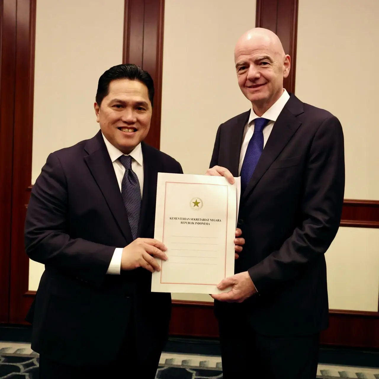 Erick Thohir Bongkar Isi Surat Prabowo untuk Gianni Infantino, Indonesia Dukung Bos FIFA Lanjutkan Kekuasaan