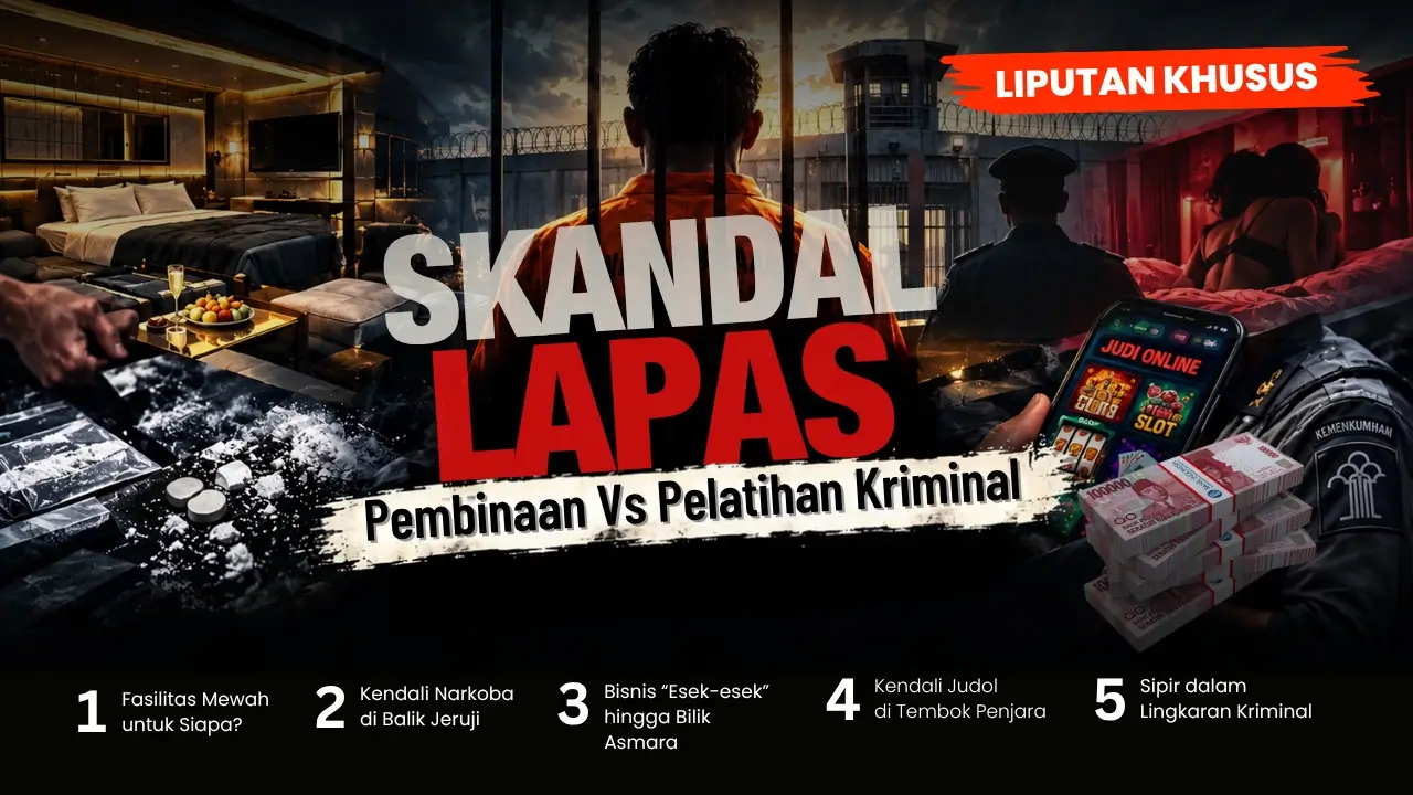 Ilustrasi skandal di lapas. Foto: Dok. ThePhrase.id