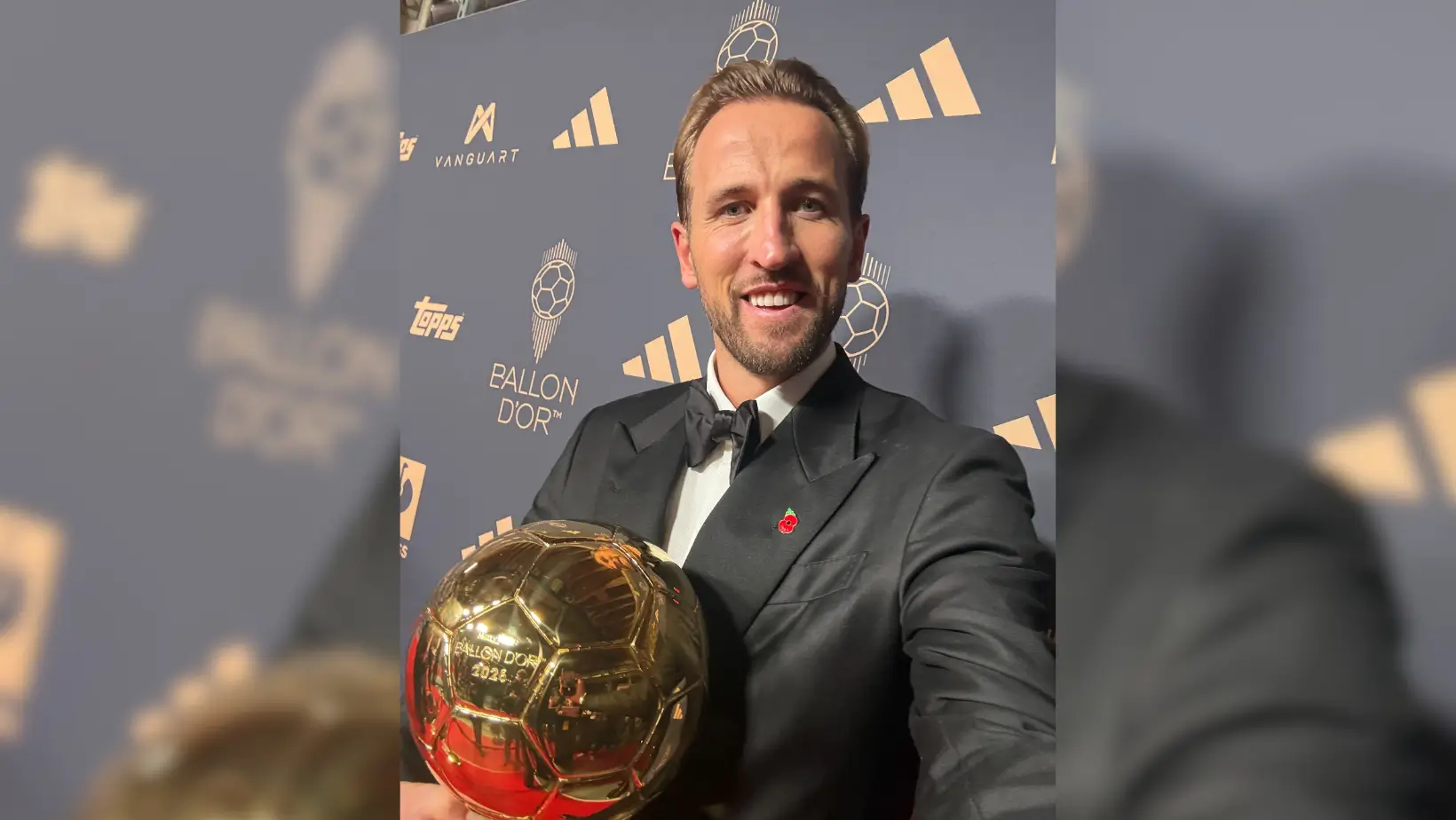 Foto: Harry Kane Raih Ballon d’Or (Instagram/@harrykane)